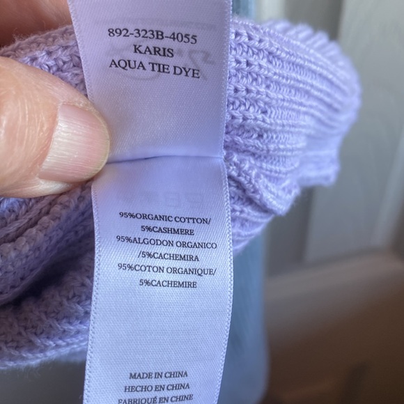 Rails NWT Karis Cashmere & Cotton Pullover Tie-Dyed Rib Knit Sweater - Picture 15 of 16